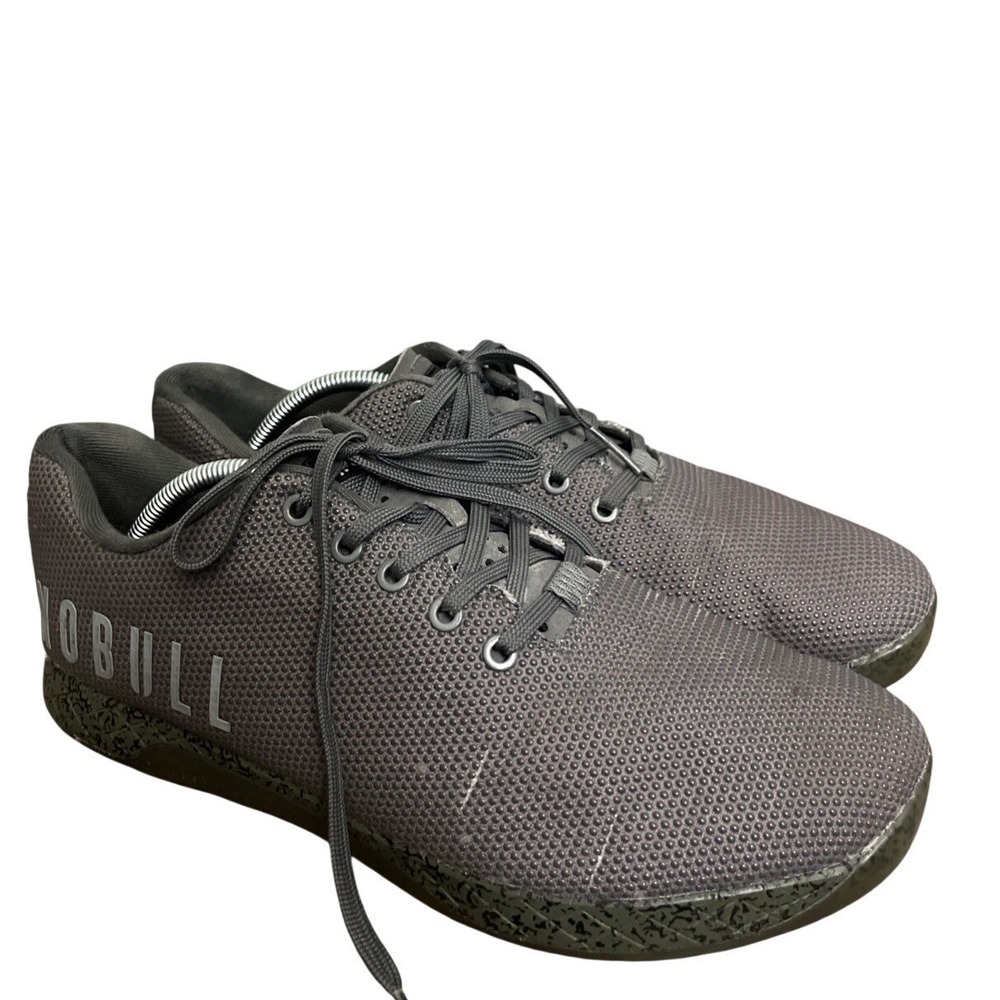 NOBULL Trainer‎ Men Size 12 Dark Grey SuperFabric Low Top CrossFit Gym Shoes